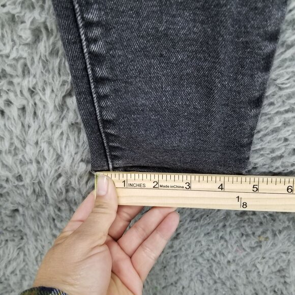 Levis Jeans Womens 26 Black 711 Skinny Stretch Denim *Read* - Picture 10 of 16